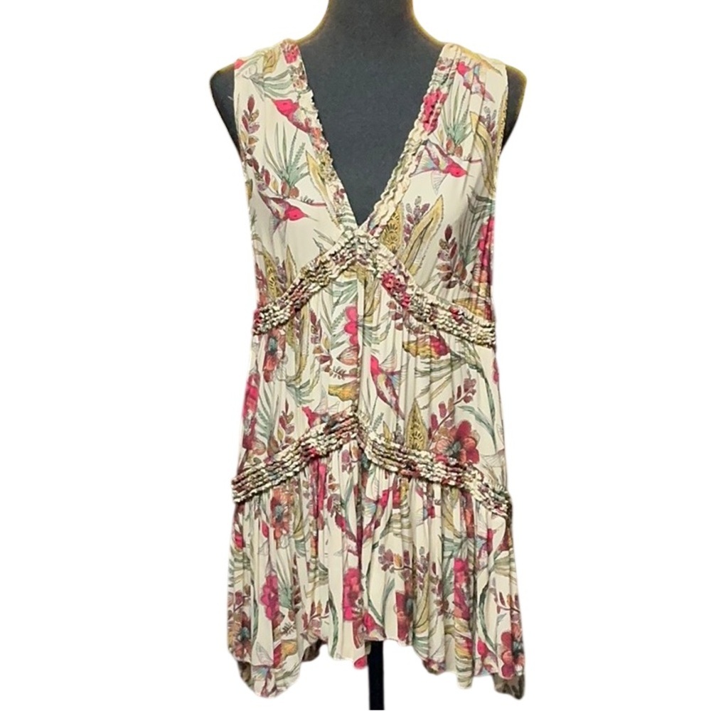 Free People Haze Hummingbird Tunic Flowy Top - Picture 2 of 13